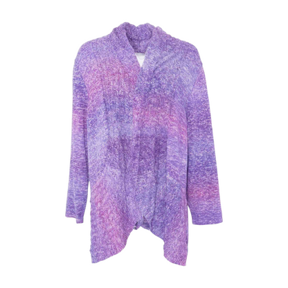 Purple Cardigan Sweater