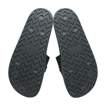 Black Casual Slide Sandals