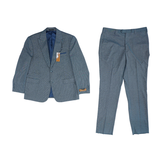 Gray Solid Suit