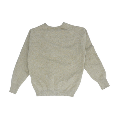Brown Tall Solid Pullover Sweater