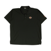 Black Solid Short Sleeve Polo