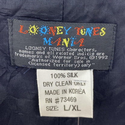 Vintage Black Graphic Suit Vest