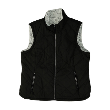 Black Solid Active Vest