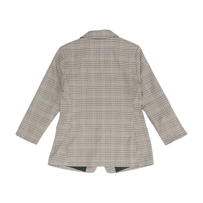 Pink Houndstooth Blazer
