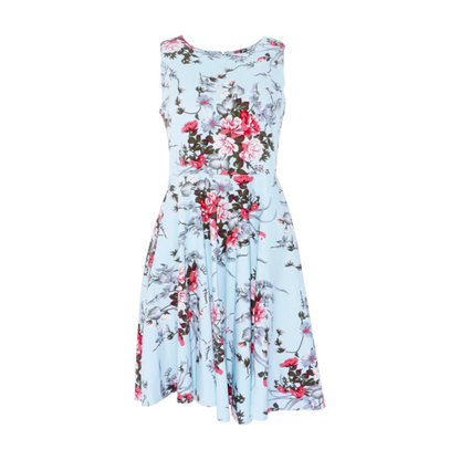 Blue Floral Dress