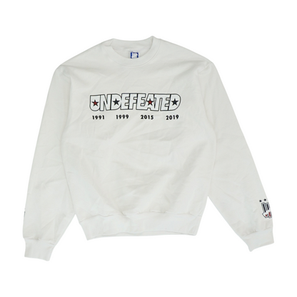 White Solid Sweatshirt Pullover
