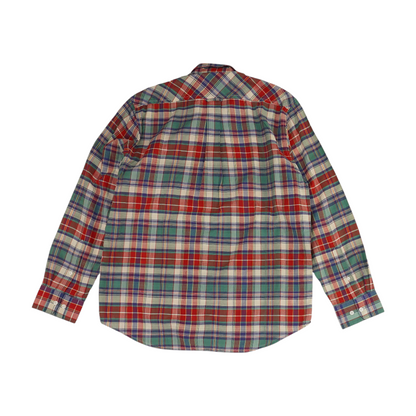 Multi Plaid Long Sleeve Button Down