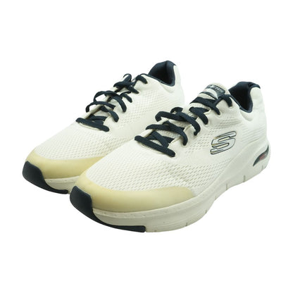Air-Cooled Arch Fit White Low Top Athletic Shoes