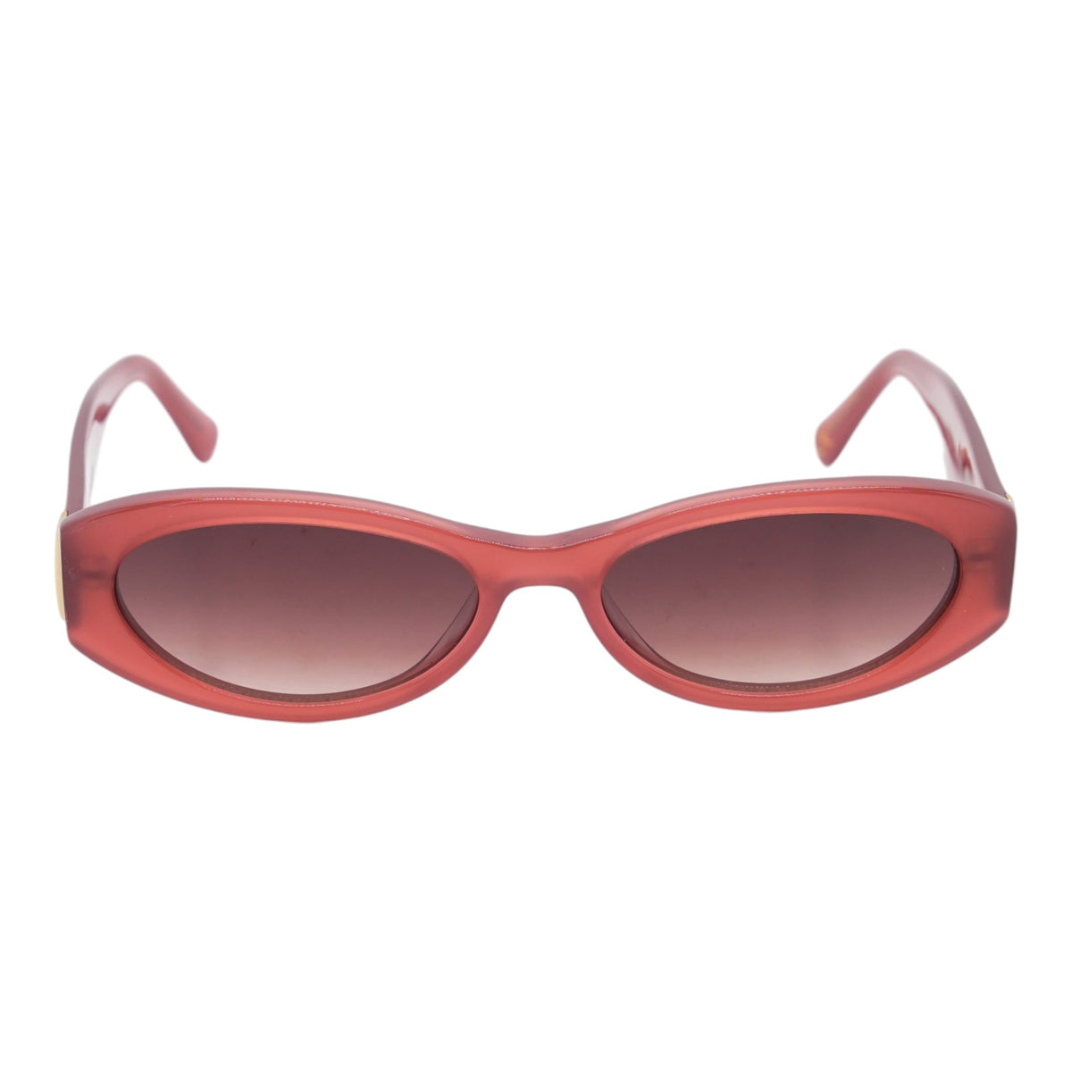Pink Oval Sunglasses
