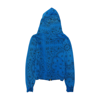 Blue Paisley Active Jacket