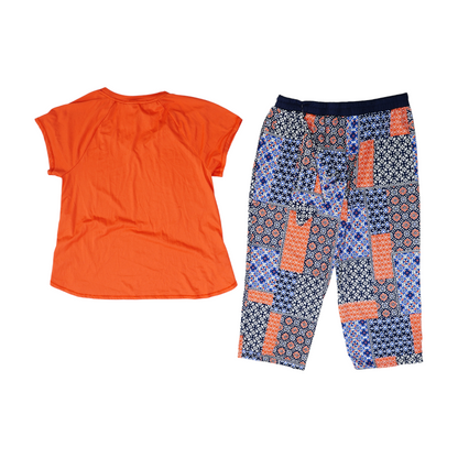 Red Print Pajama Set