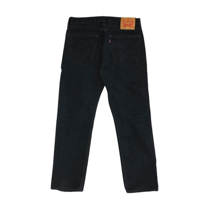 505 Black Regular Jeans