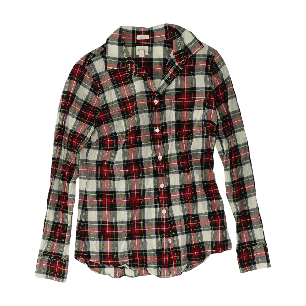 Multi Plaid Button Down