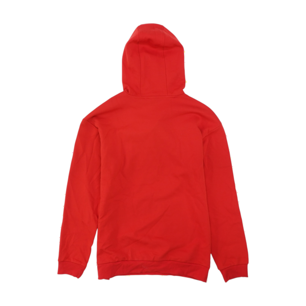 Red Solid Hoodie Pullover