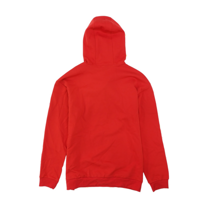 Red Solid Hoodie Pullover