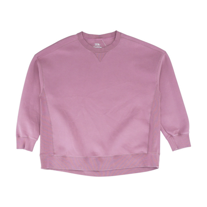 Pink Solid Sweatshirt Pullover