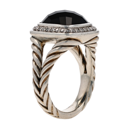 Sterling Silver Onyx Statement Ring