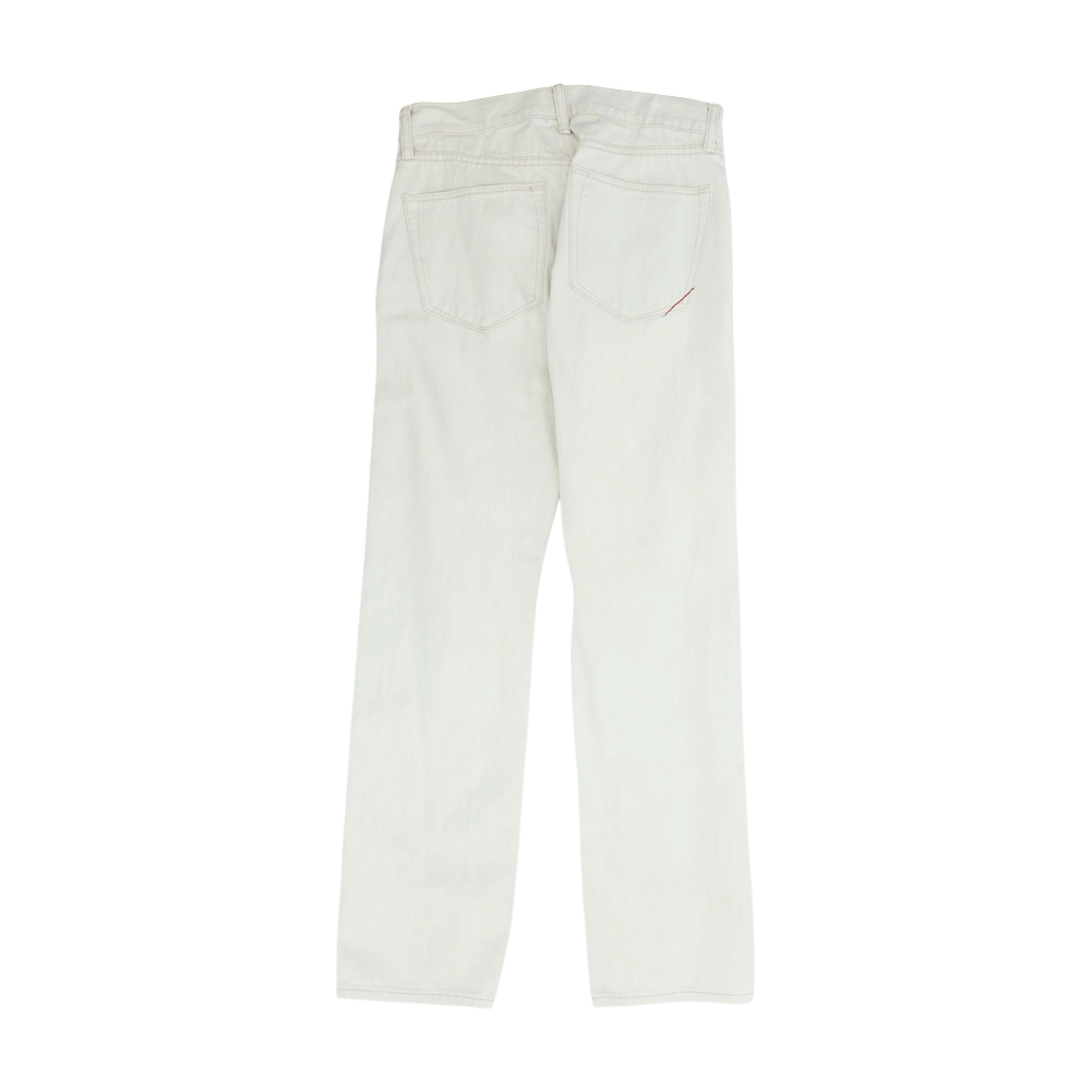 Beige Straight Pants