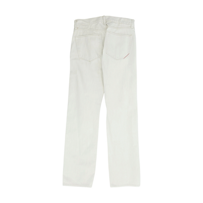 Beige Straight Pants