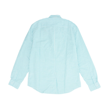 Turquoise Striped Button Down