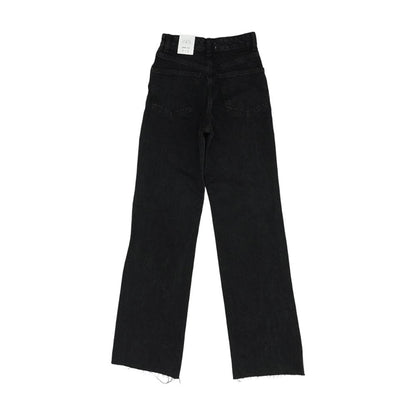 Black High Rise Regular Jeans