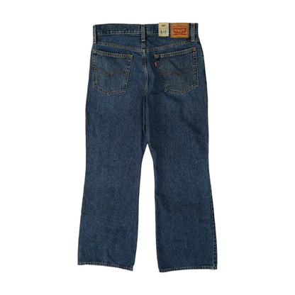 Blue Bootcut Jeans