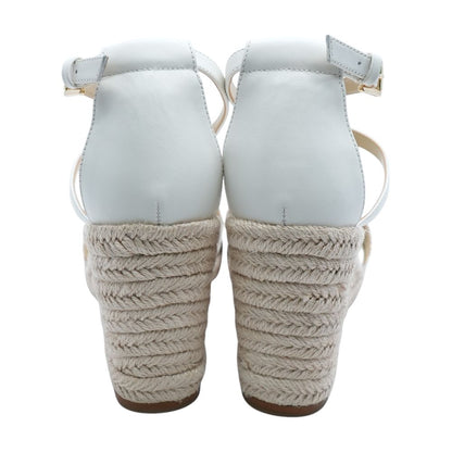 White Wedge Heels
