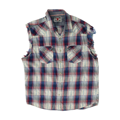 Multi Plaid Short Sleeve Button Down
