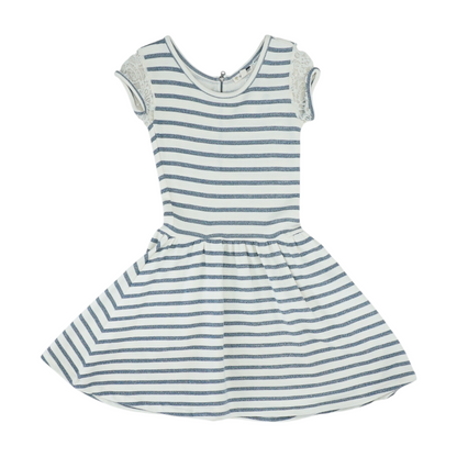 Blue Striped Dress