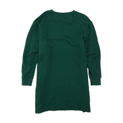 Green Solid Sweatshirt Pullover