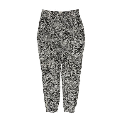 White Animal Print Dress Pants