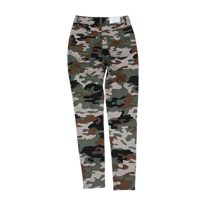 Multi Camo High Rise Skinny Leg Jeans