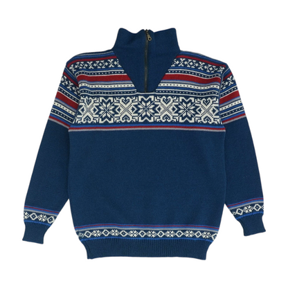 Blue Print 1/4 Zip Sweater