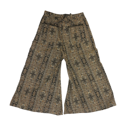 Brown Abstract Pants