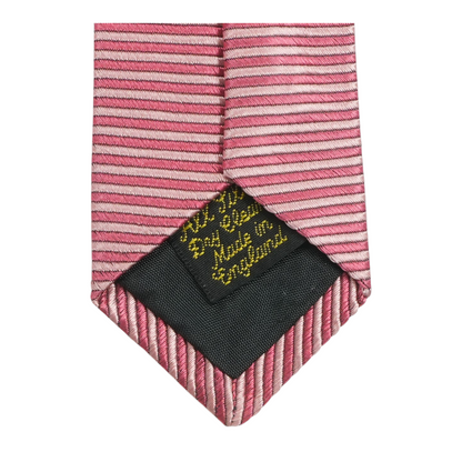 Vintage Red Striped Neck Tie