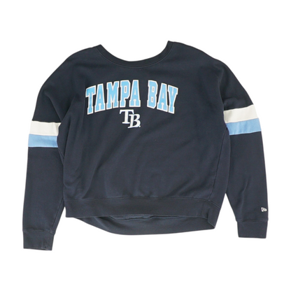 Navy Tampa Bay Solid Sweatshirt Pullover