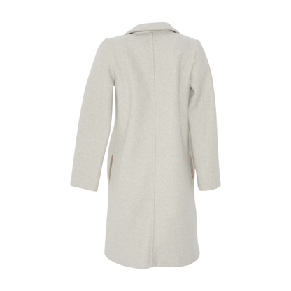 Beige Solid Coat