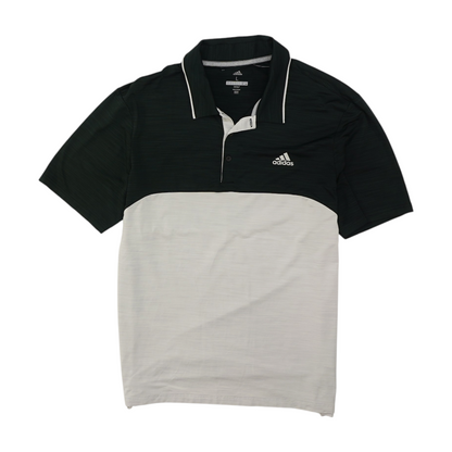 Black Color Block Short Sleeve Polo