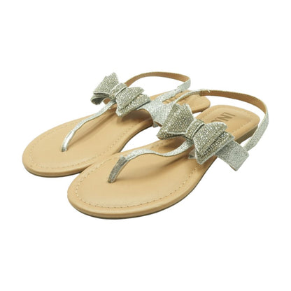 Mabae Silver Sandals
