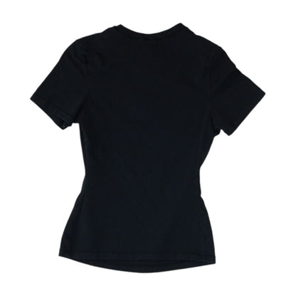 Black Cropped T-Shirt