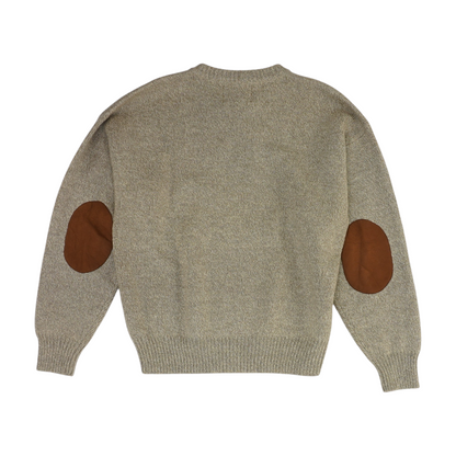 Tan Solid Pullover Sweater