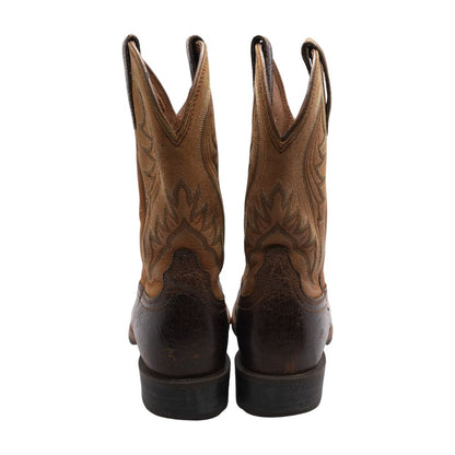 Brown Leather Western Boots