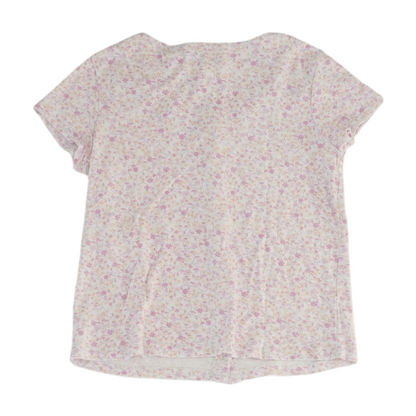 Pink Floral Pajama Set
