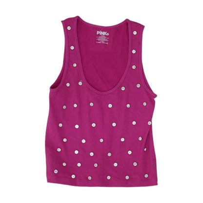 Magenta Crewneck Tank