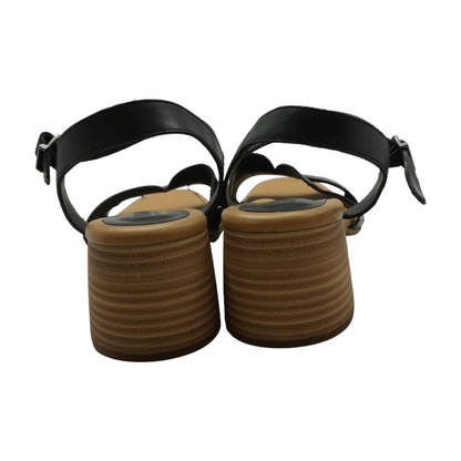 Black Heeled Sandals