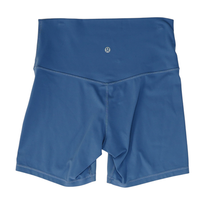 Blue Solid Active Shorts