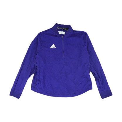 Purple Solid 1/4 Zip Pullover