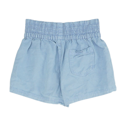 Blue Solid Active Shorts