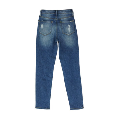Blue Solid Jeans