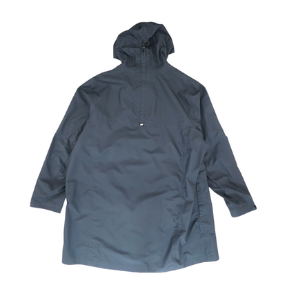 Black Solid Rain Jacket